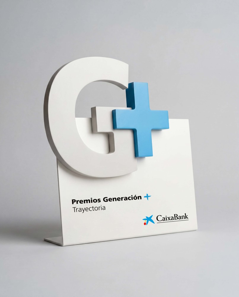 Premios Generación+ Trophäe von Sustain Awards