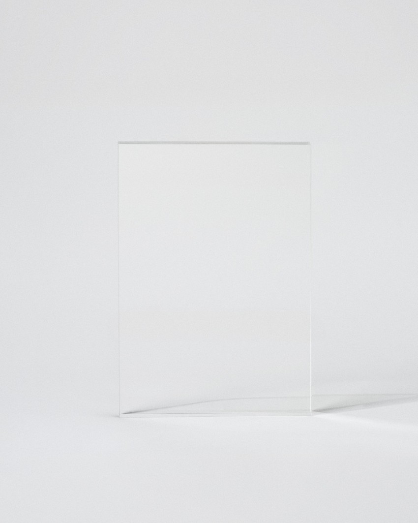 Acrylglas Ehrentafel im rechteckigen VITRA CUSTOM A5-Format zum Personalisieren